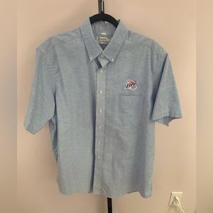 Riverside Miller |  Lite Beer Blue Work Shirt Uniform | Men’s Size 17.5 Neck